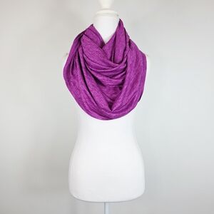 Layer8 Pink Athleisure Convertible Infinity Scarf Women's OS